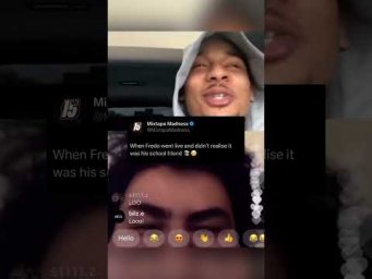 UK rapper Fredo reuinted with an oild mate 