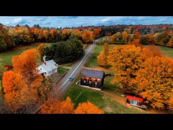 October in the Rural Countryside Simple Autumn Life in Small Town America